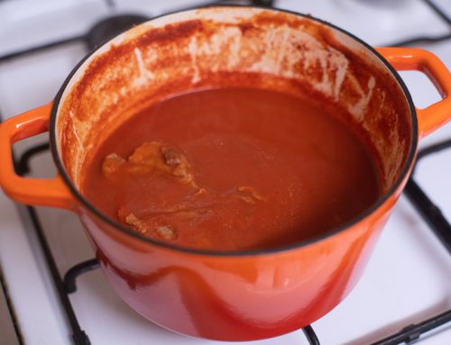 Tomato soup – cooking at home